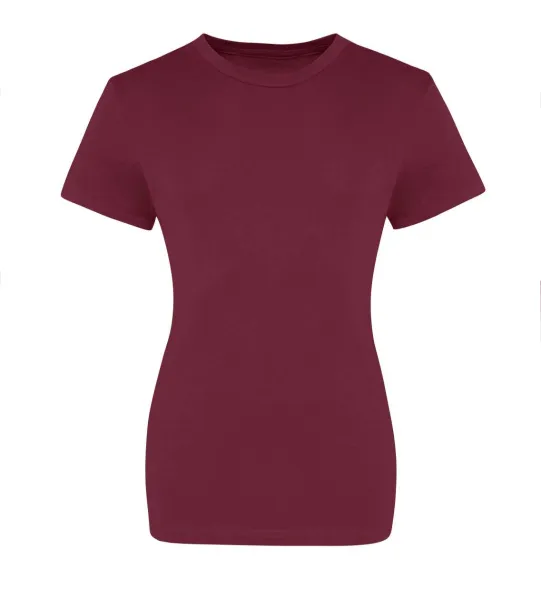  Ženska kratka majica 100, 140 g/m2 - Just Ts Burgundy
