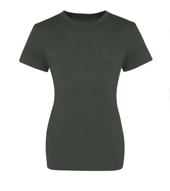  THE 100 WOMEN'S T - Just Ts Combat Green