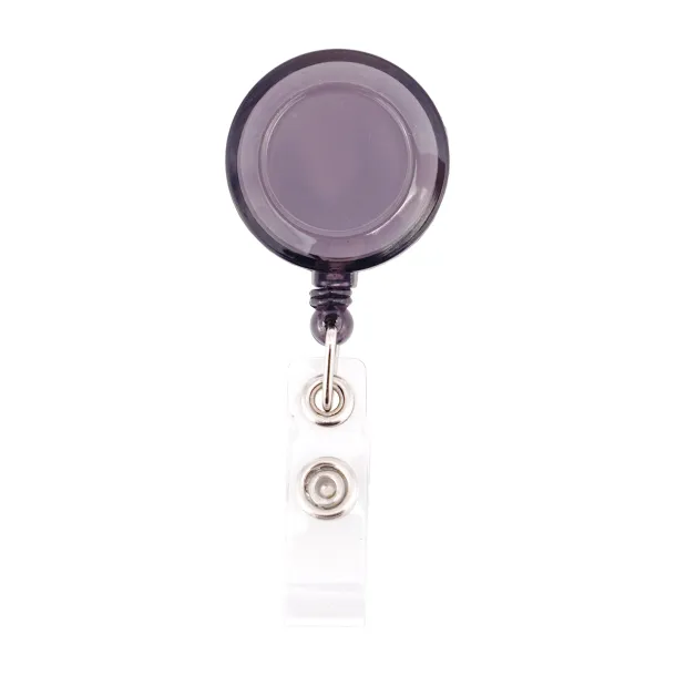 SKI SMALL skipass tag with clip Black