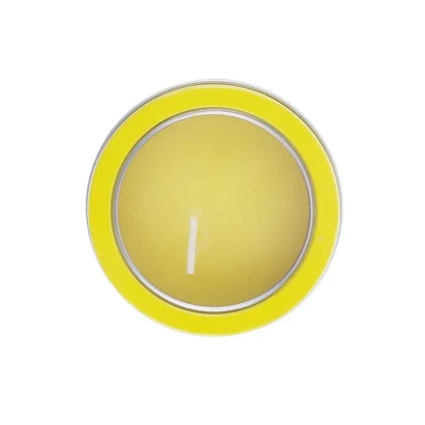  Scented candle yellow