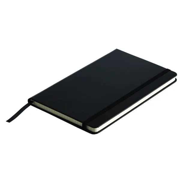 ASTURIAS notebook with squared pages 130x210 / 160 pages Black