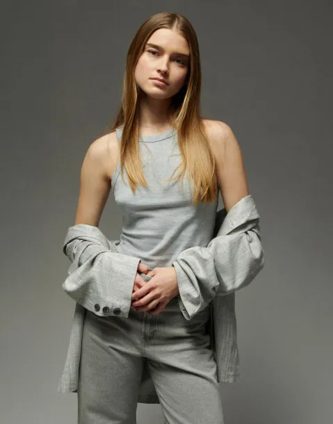  Ženska majica bez rukava s mikro rebrastim materijalom - Bella+Canvas