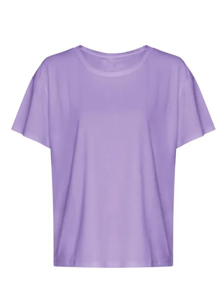  WOMEN'S OPEN BACK T - Just Cool Digital Lavender