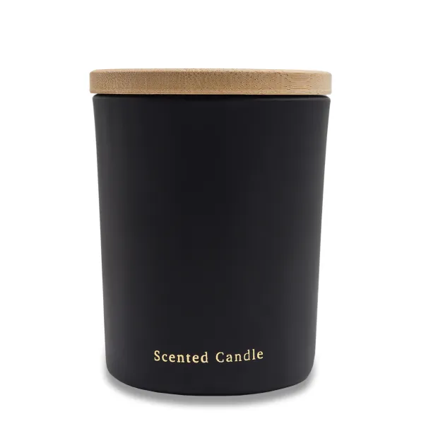 SOMONTE soy wax candle Black