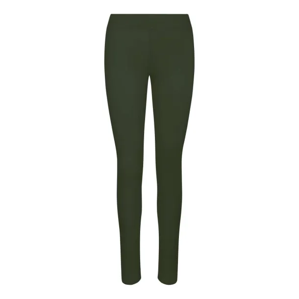 COOL ženske tajice za vježbanje, 280 g/m2 - Just Cool Combat Green