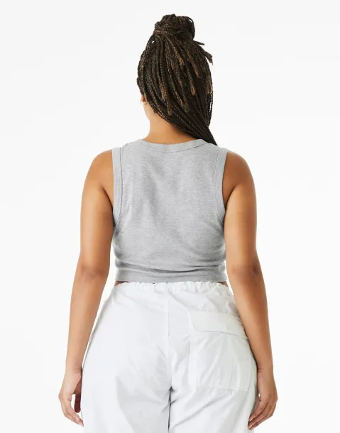  Women's Micro Rib Muscle Crop Tank - Bella+Canvas