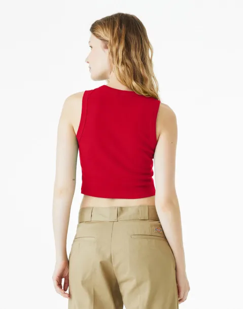  Ženski crop top od mikro rebraste tkanine - Bella+Canvas