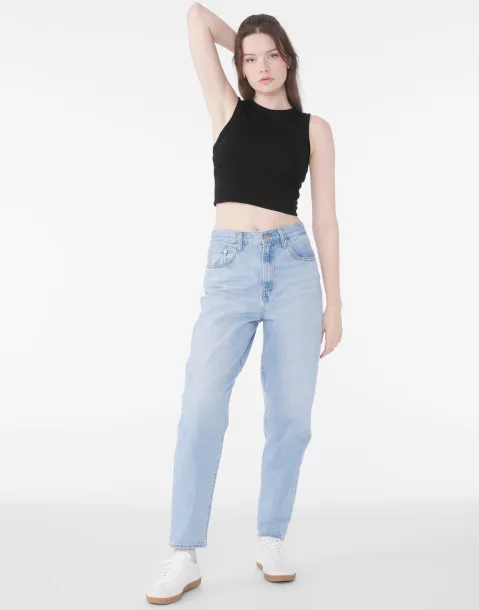  Ženski crop top od mikro rebraste tkanine - Bella+Canvas