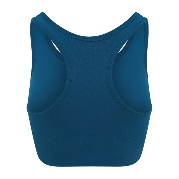 COOL ženski bešavni crop top, 300 g/m2 - Just Cool Ink Blue