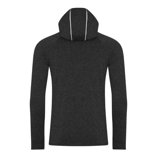 muški cool hoodie s višim ovratnikom - Just Cool Crna
