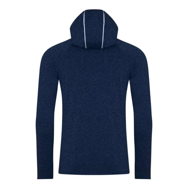  muški cool hoodie s višim ovratnikom, 210 g/m2 - Just Cool Navy Melange