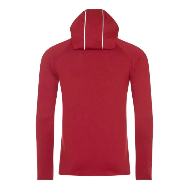  muški cool hoodie s višim ovratnikom - Just Cool Sporty Red