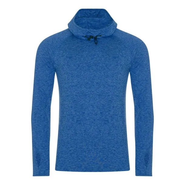  muški cool hoodie s višim ovratnikom, 210 g/m2 - Just Cool Royal Melange