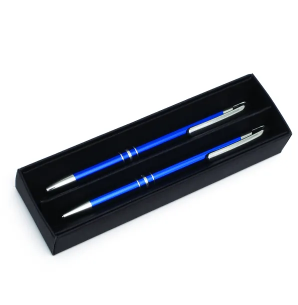 CAMPINAS gift set with ballpoint pen and mechanical pencil Blue