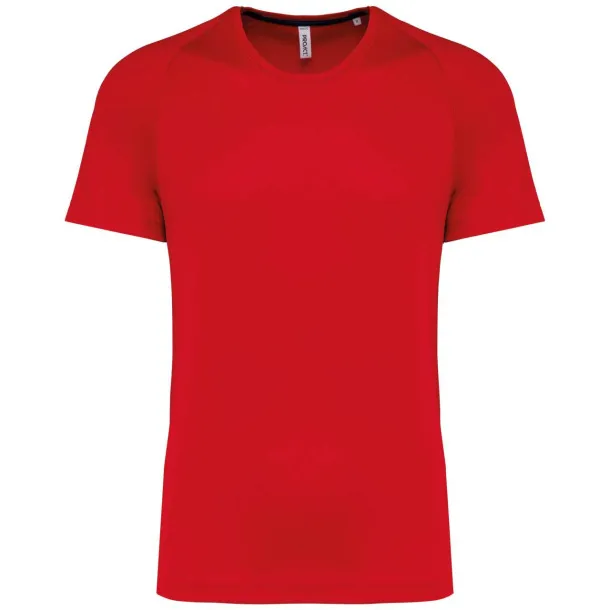  MEN'S RECYCLED ROUND NECK SPORTS T-SHIRT - Proact Red