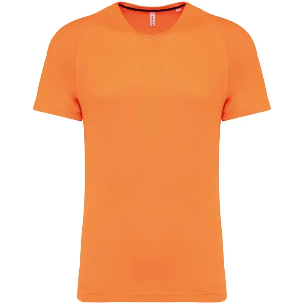  MEN'S RECYCLED ROUND NECK SPORTS T-SHIRT - Proact Fluorescent Orange