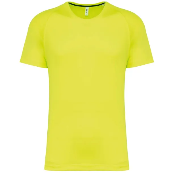  Muška reciklirana sportska majica, 130 g/m2 - Proact Fluorescent Yellow
