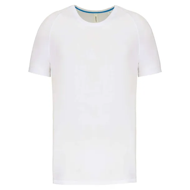  MEN'S RECYCLED ROUND NECK SPORTS T-SHIRT - Proact White