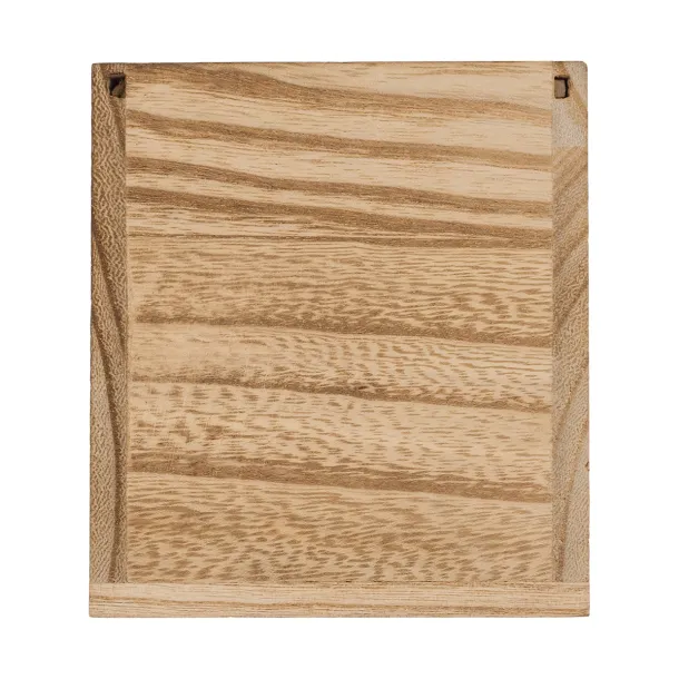 SILIA candle in a wooden box Brown