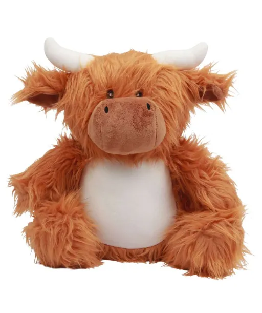 ZIPPIE HIGHLAND COW - Mumbles Brown