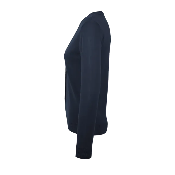 SOL'S GOLDEN ženski pleteni kardigan s v-izrezom - SOL'S Mornarsko plava