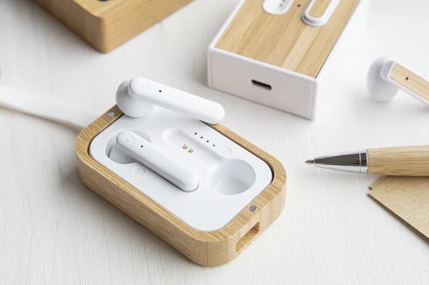 Chorus bluetooth slušalice Prirodna Bijela