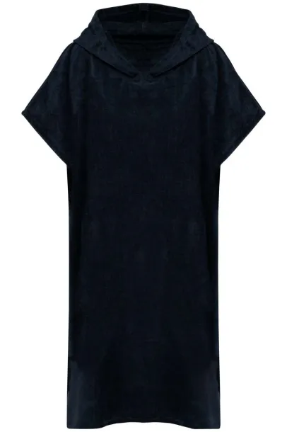  UNISEX HOODED TOWELLING PONCHO - Proact Navy