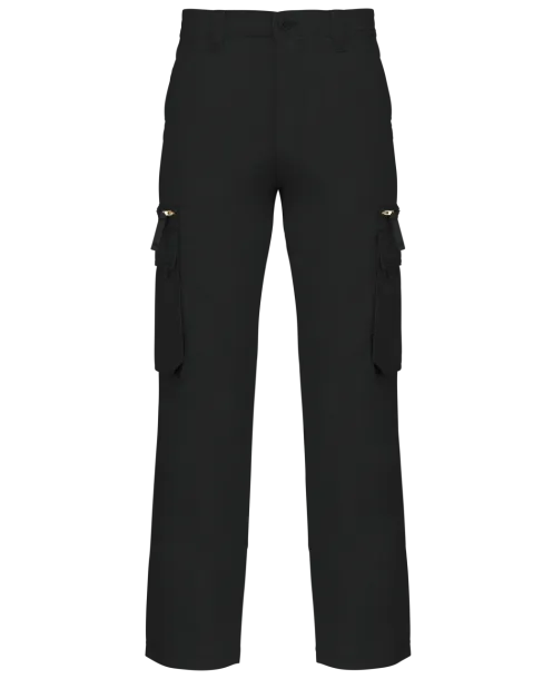  hlače s multi džepovima - Kariban Crna