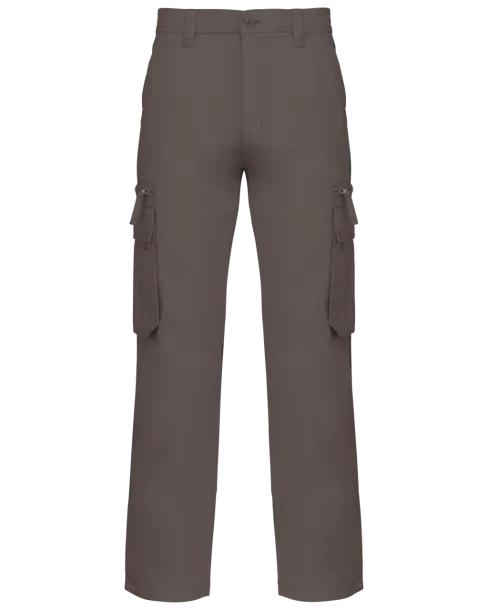  MULTI POCKET TROUSERS - Kariban Light Khaki