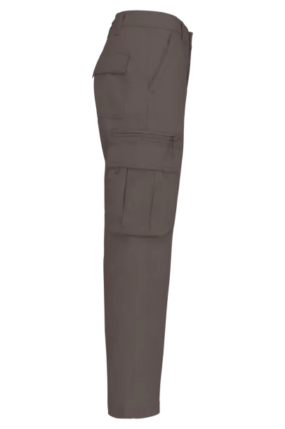  MULTI POCKET TROUSERS - Kariban Light Khaki