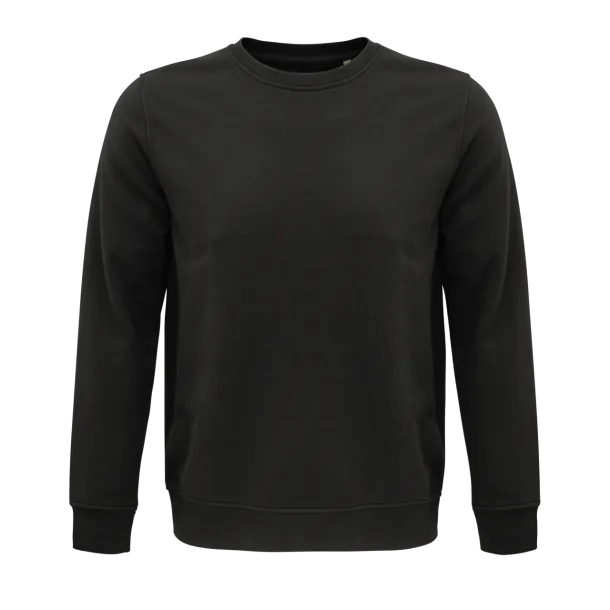 SOL'S COMET unisex pulover s okruglim ovratnikom - SOL'S Deep Charcoal Grey