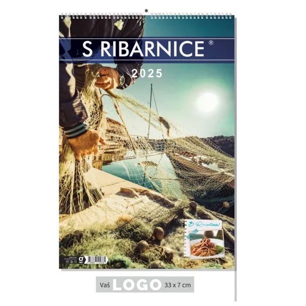  "S RIBARNICE" color calendar Color