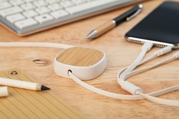 Rabso wireless charger mobile holder White