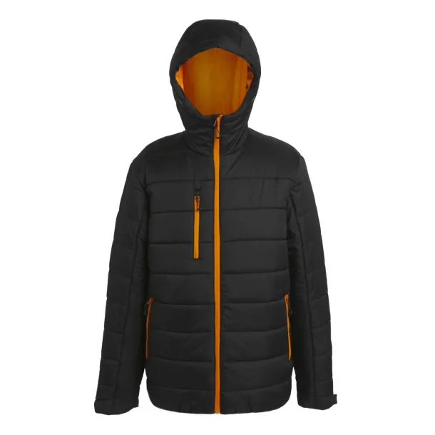 NAVIGATE NAVIGATE THERMAL JACKET - Regatta Black Orange Pop