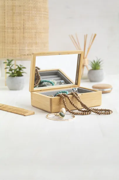 Arashi bamboo jewellery box Natural