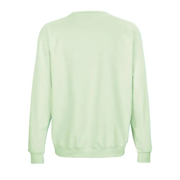 SOL'S COLUMBIA unisex pulover s okruglim izrezom - SOL'S Creamy Green