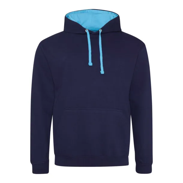  Varsitiy hoodica, 280 g/m2 - Just Hoods Oxford Navy Hawaiian Blue