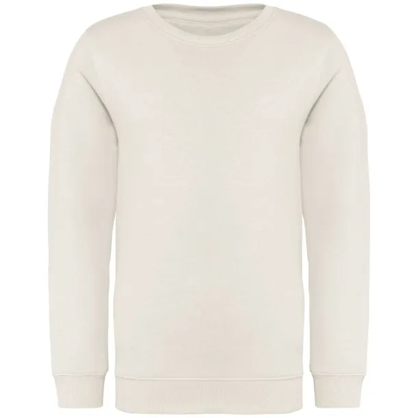  KIDS' ECO-FRIENDLY ROUND NECK SWEATSHIRT - Native Spirit Ivory