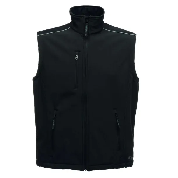 SANDSTORM SOFTSHELL RIPSTOP BODYWARMER - Regatta Black Black