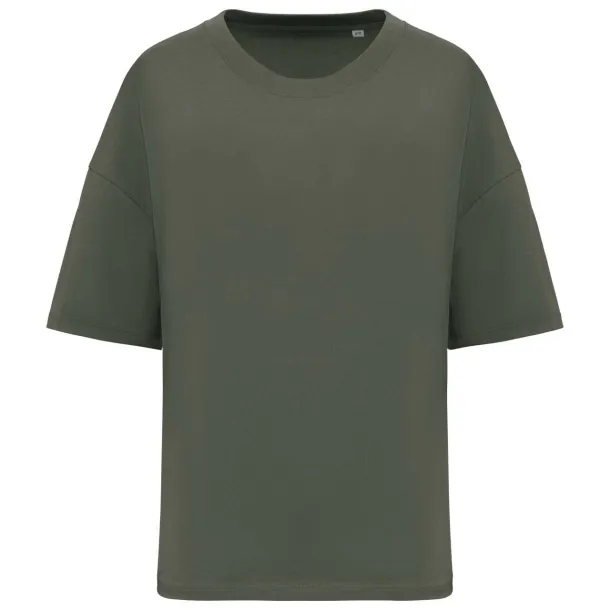  Ženska oversize eko majica kratkih rukava - Native Spirit Dark Khaki Heather