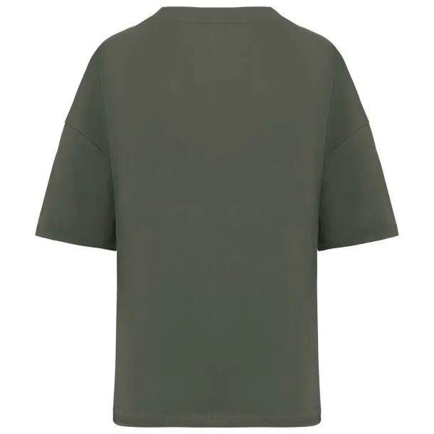  LADIES’ ECO-FRIENDLY OVERSIZED T-SHIRT - Native Spirit Dark Khaki Heather