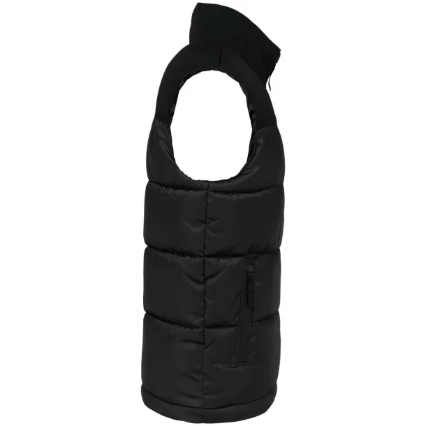  UNISEX BI-TONE PADDED BODYWARMER - Kariban Black