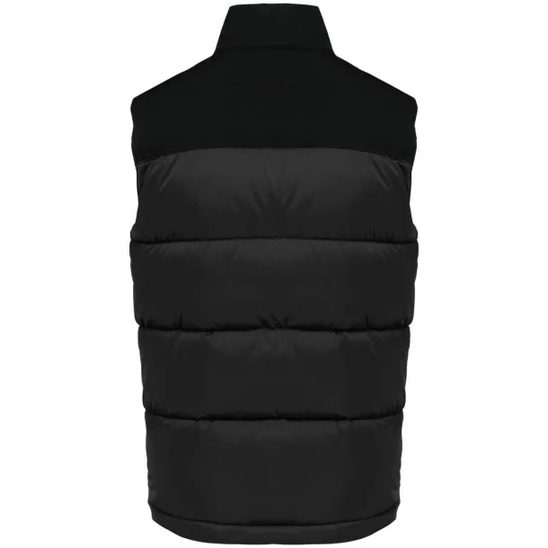  UNISEX BI-TONE PADDED BODYWARMER - Kariban Black