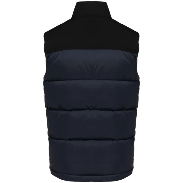  UNISEX BI-TONE PADDED BODYWARMER - Kariban Navy Black