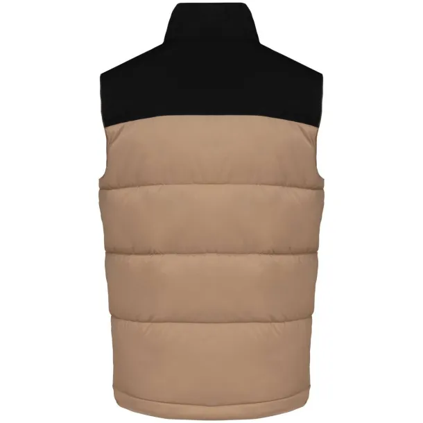  Unisex dvobojni podstavljeni prsluk - Kariban Wet Sand Black