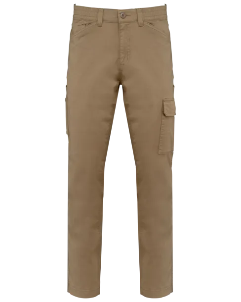  UNISEX COTTON STRETCH TROUSERS - Designed To Work Camel