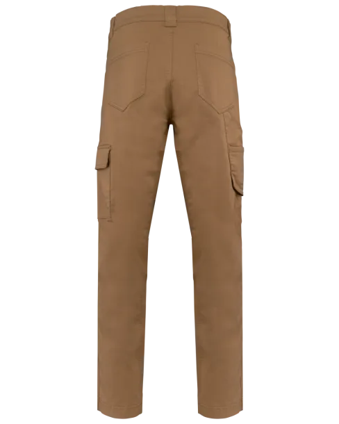  unisex pamučne rastezljive hlače - Designed To Work Camel