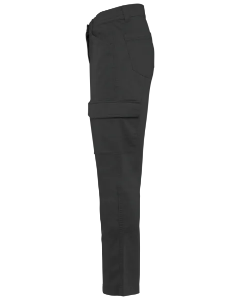  unisex pamučne rastezljive hlače - Designed To Work Tamno siva