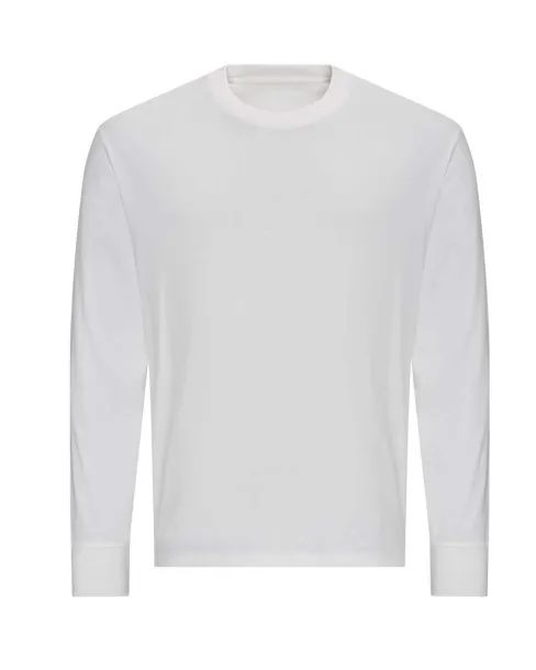  OVERSIZE 100 LONG SLEEVE T - Just Ts White
