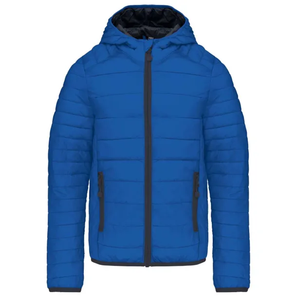  KIDS' LIGHTWEIGHT HOODED PADDED JACKET - Kariban Light Royal Blue